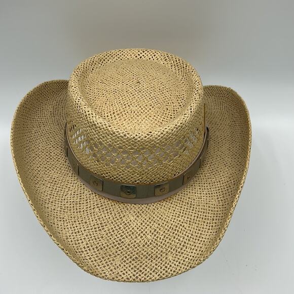 VINTAGE ROCHA HATS UNITALLA MENS SIZE XL WESTEN COWBOY HAT TAN - Picture 2 of 10